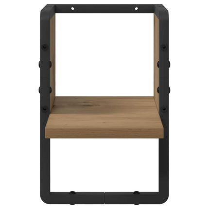 Vägg hylla med hylla Artisan Ek 20 x 25 x 30 cm Konstruerat trä