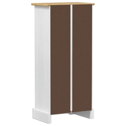 Bokhylla Vit 46 x 29 x 100 cm Massiv furu