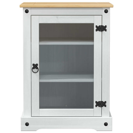 HiFi-skåp Vit 60 x 50 x 82 cm Massiv furu