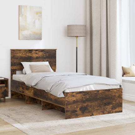 Sängram Rökt ek 75 x 190 cm Konstruerat trä