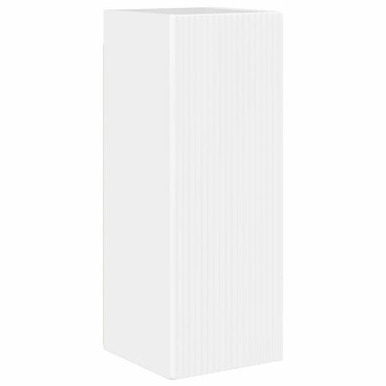 TV väggskåp set Väggmonterad 6 pcs Högblanka vita