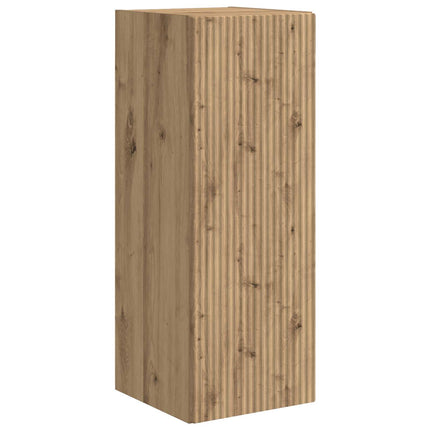 TV väggskåp set Väggmonterad 6 pcs Artisan Ek