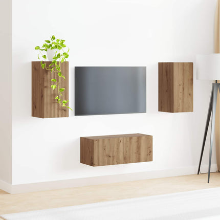TV-bänkset 2 pcs Artisan Ek Konstruerat trä