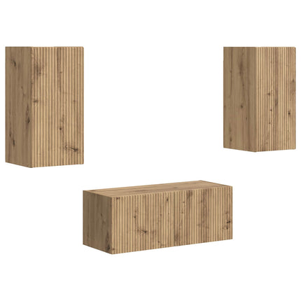 TV-bänkset 2 pcs Artisan Ek Konstruerat trä