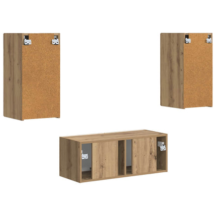 TV-bänkset 2 pcs Artisan Ek Konstruerat trä