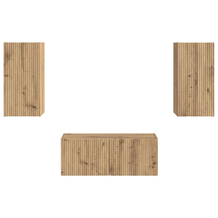 TV-bänkset 2 pcs Artisan Ek Konstruerat trä