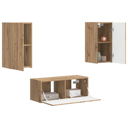 TV-bänkset 2 pcs Artisan Ek Konstruerat trä