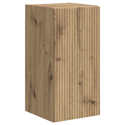 TV-bänkset Väggmonterad 5 pcs Artisan Ek Konstruerat trä