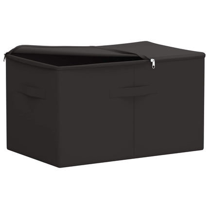 Förvaringslåda 24 pcs Antracit 55 x 35 x 32 cm Non-woven tyg