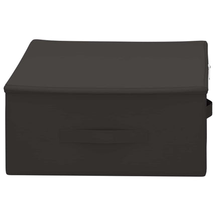 Förvaringslåda 24 pcs Antracit 70 x 40 x 18 cm Non-woven tyg