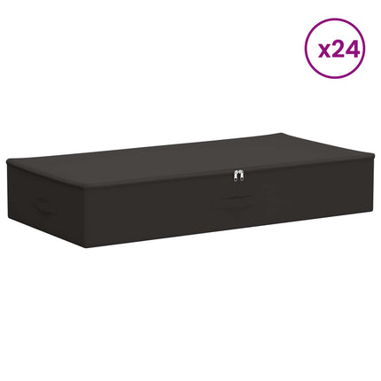 Förvaringslåda 24 st Non-woven tyg 100 x 50 x 18 cm 90 l