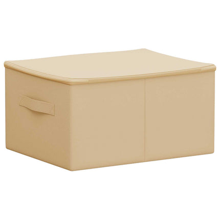 Förvaringslåda 6 pcs Gräddvit 43 x 34 x 23 cm Non-woven tyg
