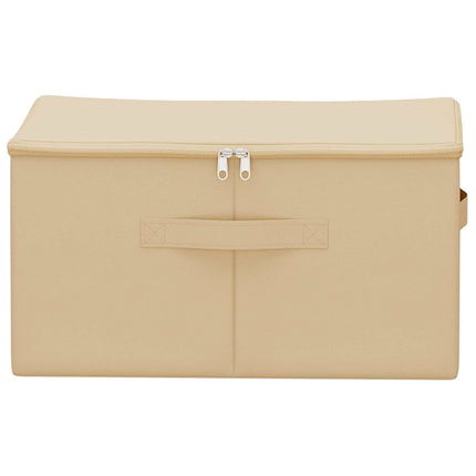 Förvaringslåda 6 pcs Gräddvit 43 x 34 x 23 cm Non-woven tyg