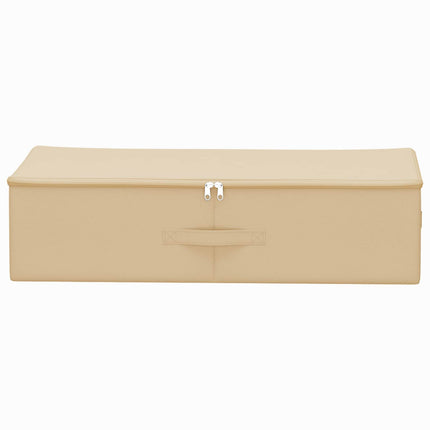 Förvaringslåda 6 pcs Gräddvit 70 x 40 x 18 cm Non-woven tyg