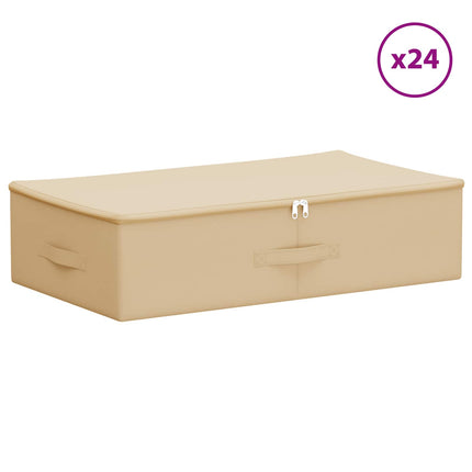 Förvaringslåda 24 st Non-woven tyg 70 x 40 x 18 cm 50,4 L