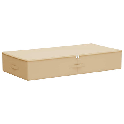 Förvaringslåda Non-woven tyg 90 x 48 x 15 cm 64,8 L Gräddvit