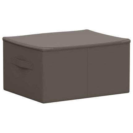 Förvaringslåda 24 pcs Grå 43 x 34 x 23 cm Non-woven tyg
