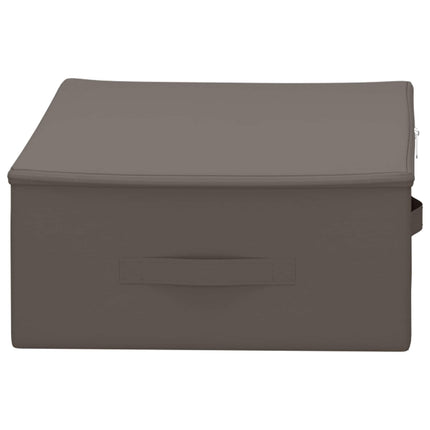 Förvaringslåda 6 pcs Grå 70 x 40 x 18 cm Non-woven tyg