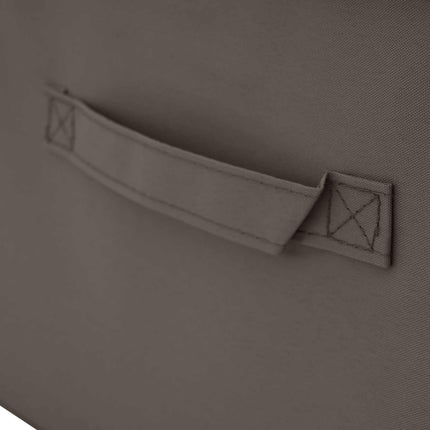Förvaringslåda 24 pcs Grå 70 x 40 x 18 cm Non-woven tyg