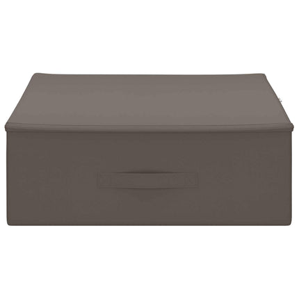 Förvaringslåda 24 pcs Grå 100 x 50 x 18 cm Non-woven tyg