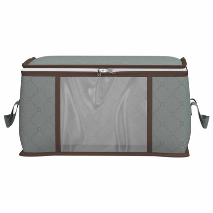 Förvaringslåda med transparent sidofönster 2 st Non-woven tyg