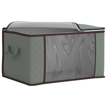 Förvaringslåda med transparent sidofönster 6 st Non-woven tyg