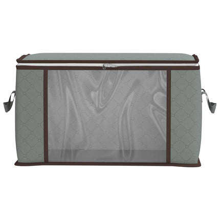 Förvaringslåda med transparent sidofönster 6 st Non-woven tyg
