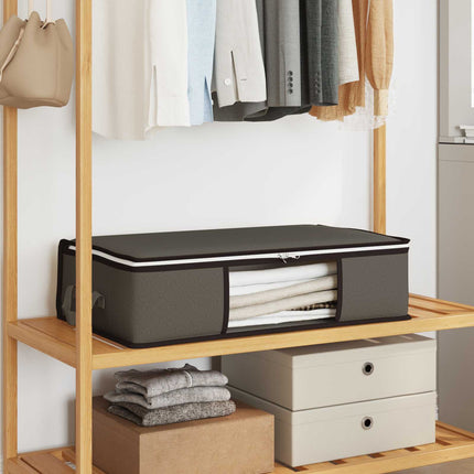 Förvaringslåda med transparent sidofönster 6 st Non-woven tyg