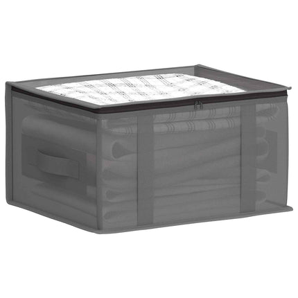 Förvaringslåda med transparent toppfönster 2 st Non-woven tyg