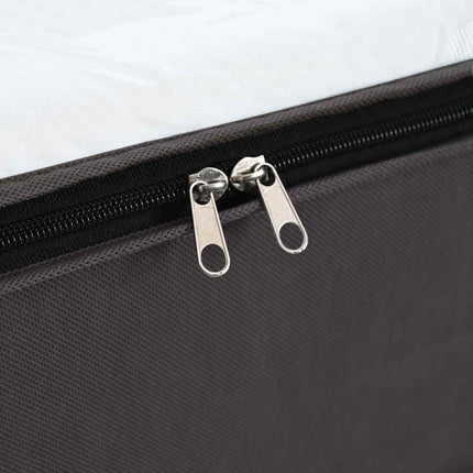 Förvaringslåda med transparent toppfönster 2 pcs Antracit