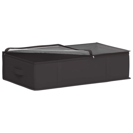 Förvaringslåda med transparent toppfönster 2 st Non-woven tyg