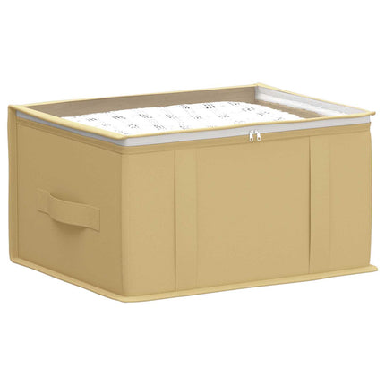 Förvaringslåda med transparent toppfönster 2 st Non-woven tyg