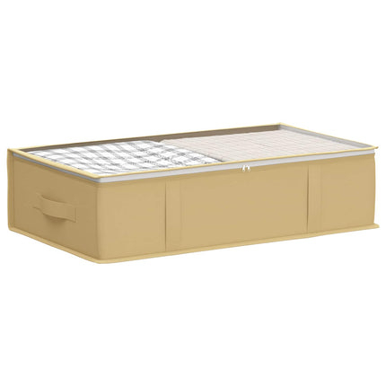 Förvaringslåda med transparent toppfönster 6 pcs Gräddvit