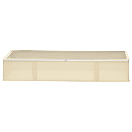 Förvaringslåda med transparent toppfönster 2 st Non-woven tyg