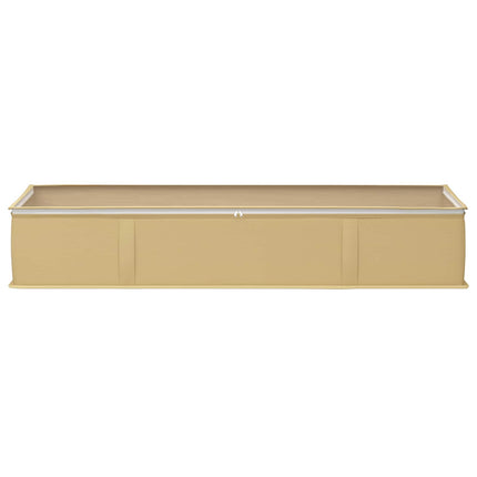Förvaringslåda med transparent toppfönster 6 pcs Gräddvit