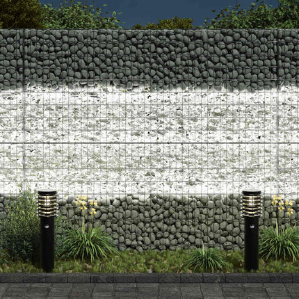 Trädgårdsstenar Vit 12 cm Glas