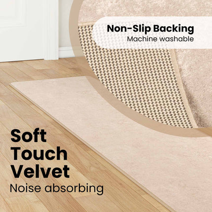 Mattlöpare MARSA Kräm 50 x 250 cm Polyester och PVC