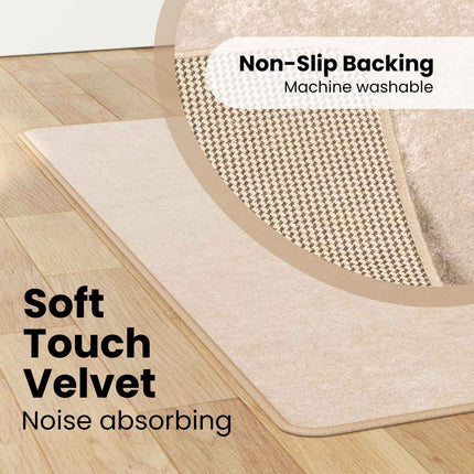 Mattlöpare MARSA Kräm 80 x 100 cm Polyester och PVC