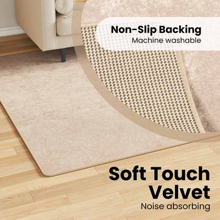 Mattlöpare MARSA Kräm 190 x 300 cm Polyester och PVC