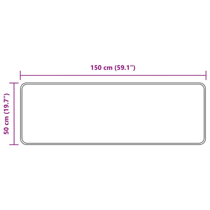 Mattlöpare MARSA Beige 50 x 150 cm Polyester och PVC