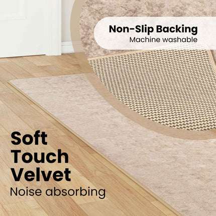 Mattlöpare MARSA Beige 50 x 450 cm Polyester och PVC