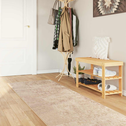 Mattlöpare MARSA Beige 100 x 400 cm Polyester och PVC