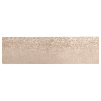 Mattlöpare MARSA Beige 100 x 400 cm Polyester och PVC