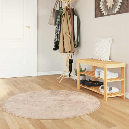 Mattlöpare MARSA Beige 120 x 120 cm Polyester och PVC