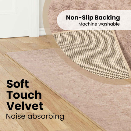 Mattlöpare MARSA Sand 50 x 450 cm Polyester och PVC