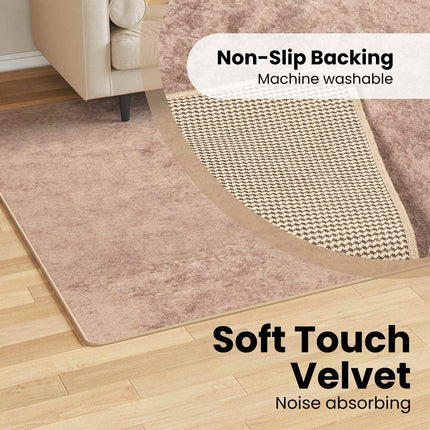 Mattlöpare MARSA Sand 190 x 300 cm Polyester och PVC