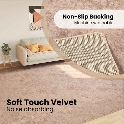Mattlöpare MARSA Sand 300 x 400 cm Polyester och PVC