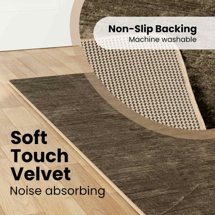 Mattlöpare MARSA Skogsgrön 100 x 300 cm Polyester och PVC