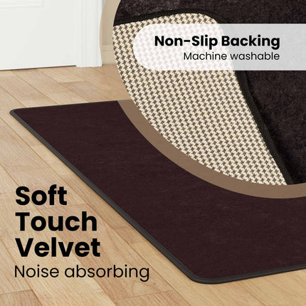 Mattlöpare MARSA Antracit 50 x 200 cm Polyester och PVC