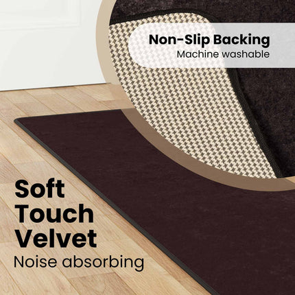 Mattlöpare MARSA Antracit 50 x 450 cm Polyester och PVC